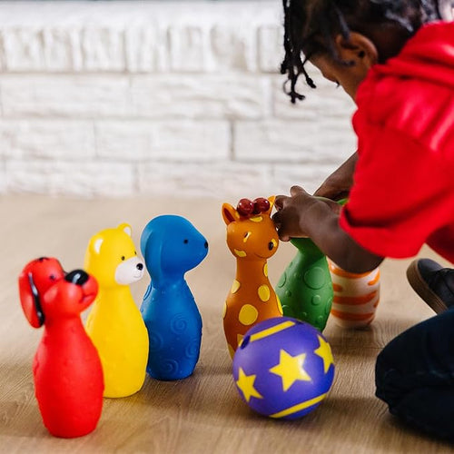 Bowling Friends Play Set and Game with 6 Pins