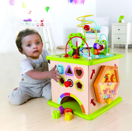 Toylix Wooden Learning Puzzle Toy for Toddlers