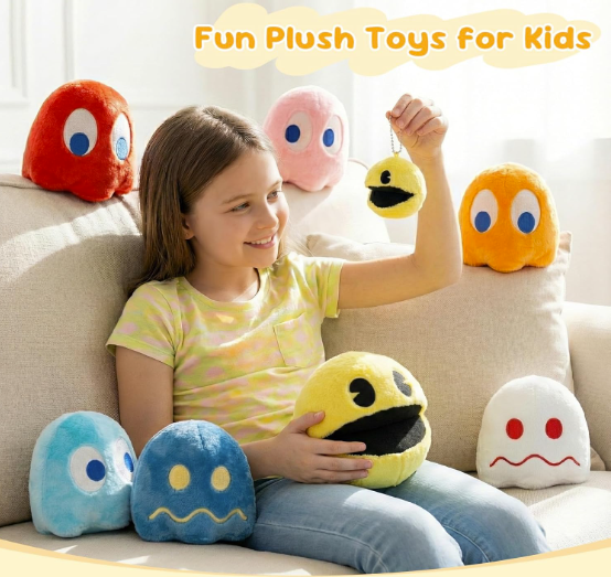 Toylix Pacn Game Man Plush Toys
