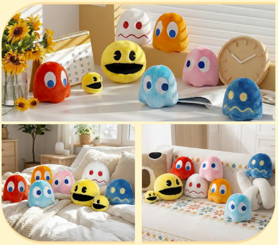 Toylix Pacn Game Man Plush Toys