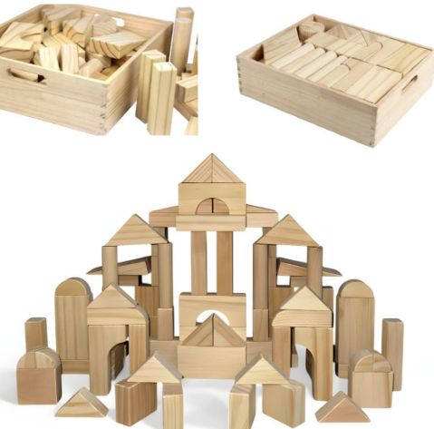 Toylix Standard Unit Building Blocks for Toddlers with Storage Tray