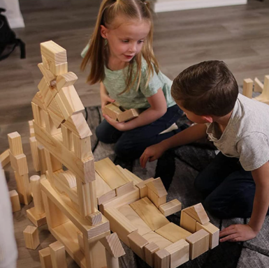 Toylix Standard Unit Building Blocks for Toddlers with Storage Tray